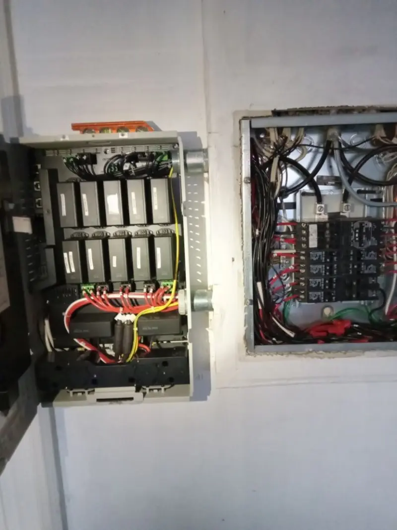 Electrical panel upgrade completed for Commercial Electrician Services in Harrison